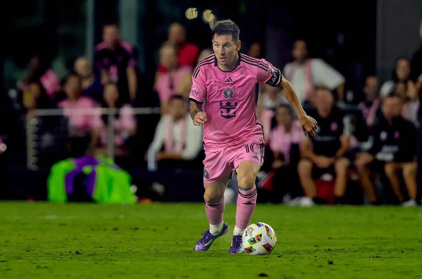 Lionel Messi in action for Inter Miami. Image: Getty 