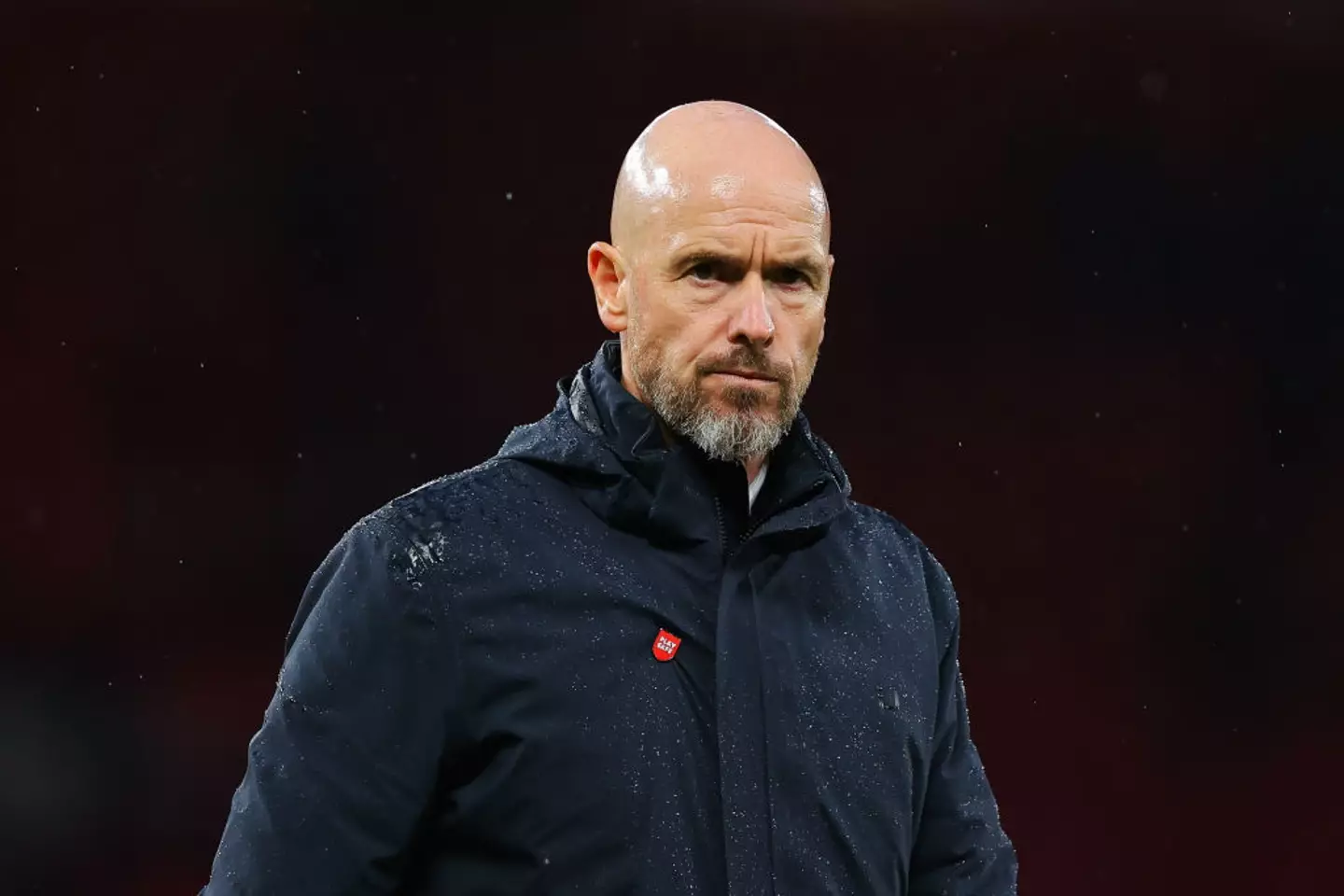 Erik ten Hag pictured following Man Utd's 3-0 defeat to Spurs at Old Trafford -